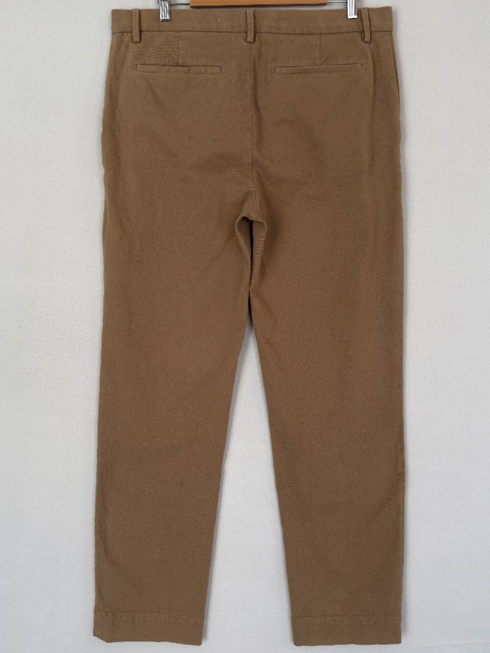 Banana Republic BR Straight Fit Khaki Pants Mens Size 34x34 Tan Stretch Chino - Picture 3 of 13